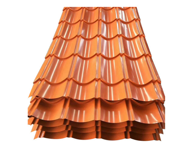 Color coated steel roofing sheet