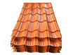 Color coated steel roofing sheet