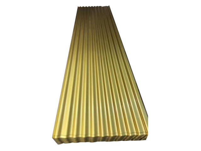 Color coated steel roofing sheet