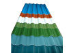 Color coated steel roofing sheet